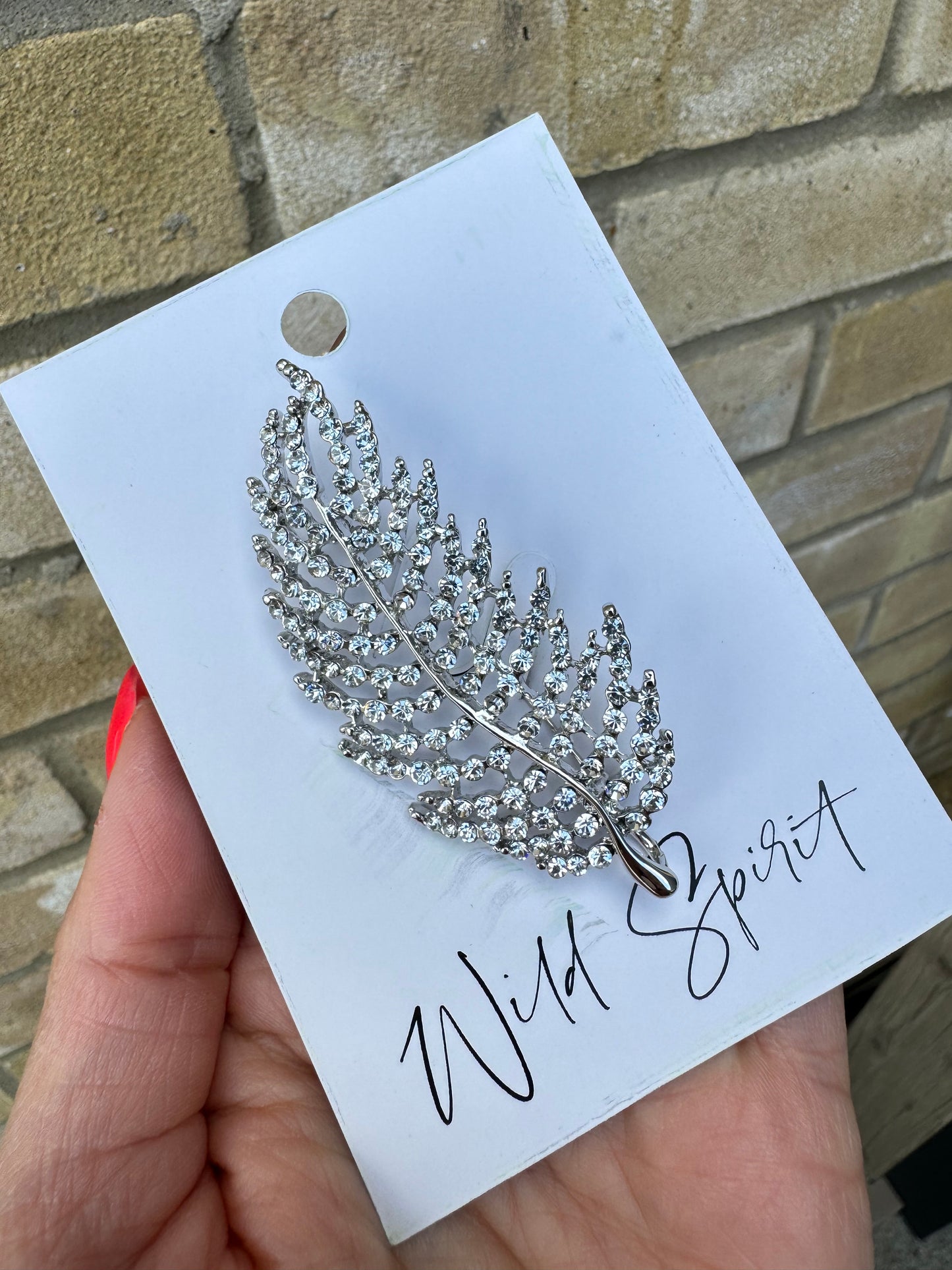Feather Brooch