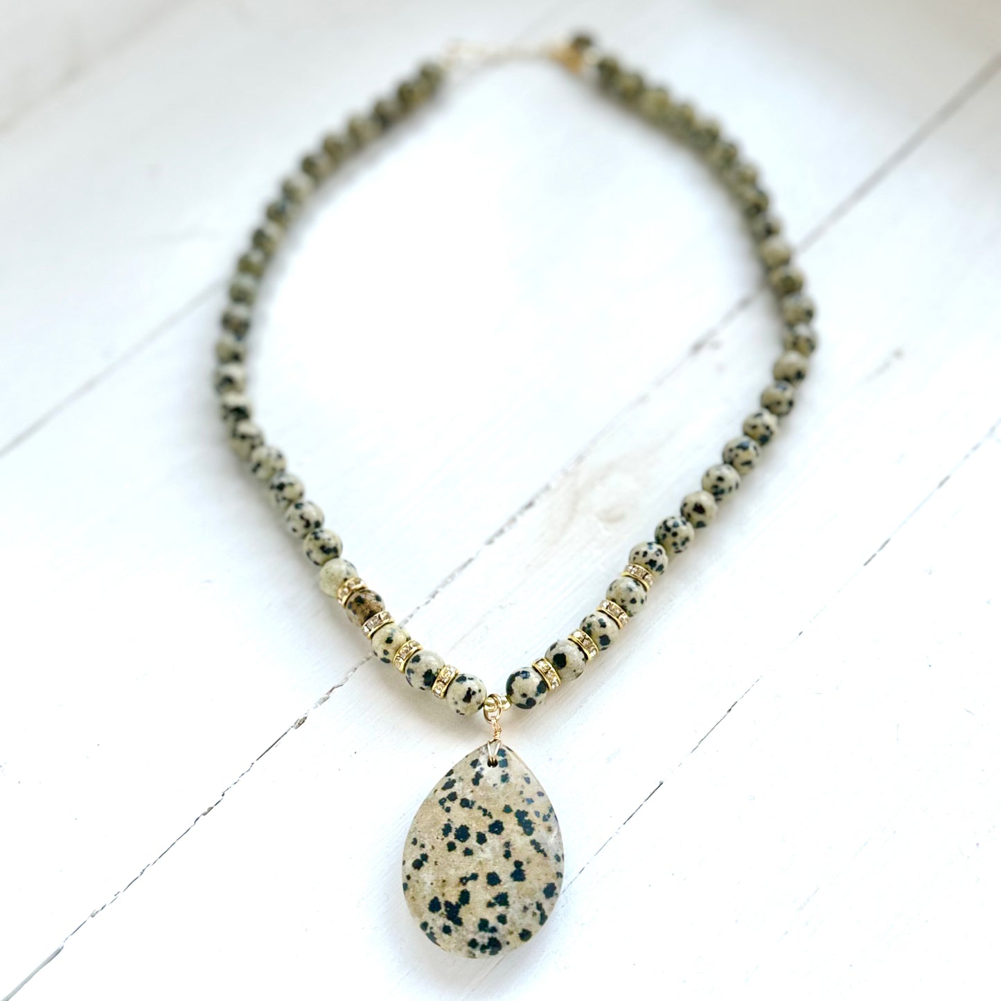 Octavia Short Dalmatian Necklace