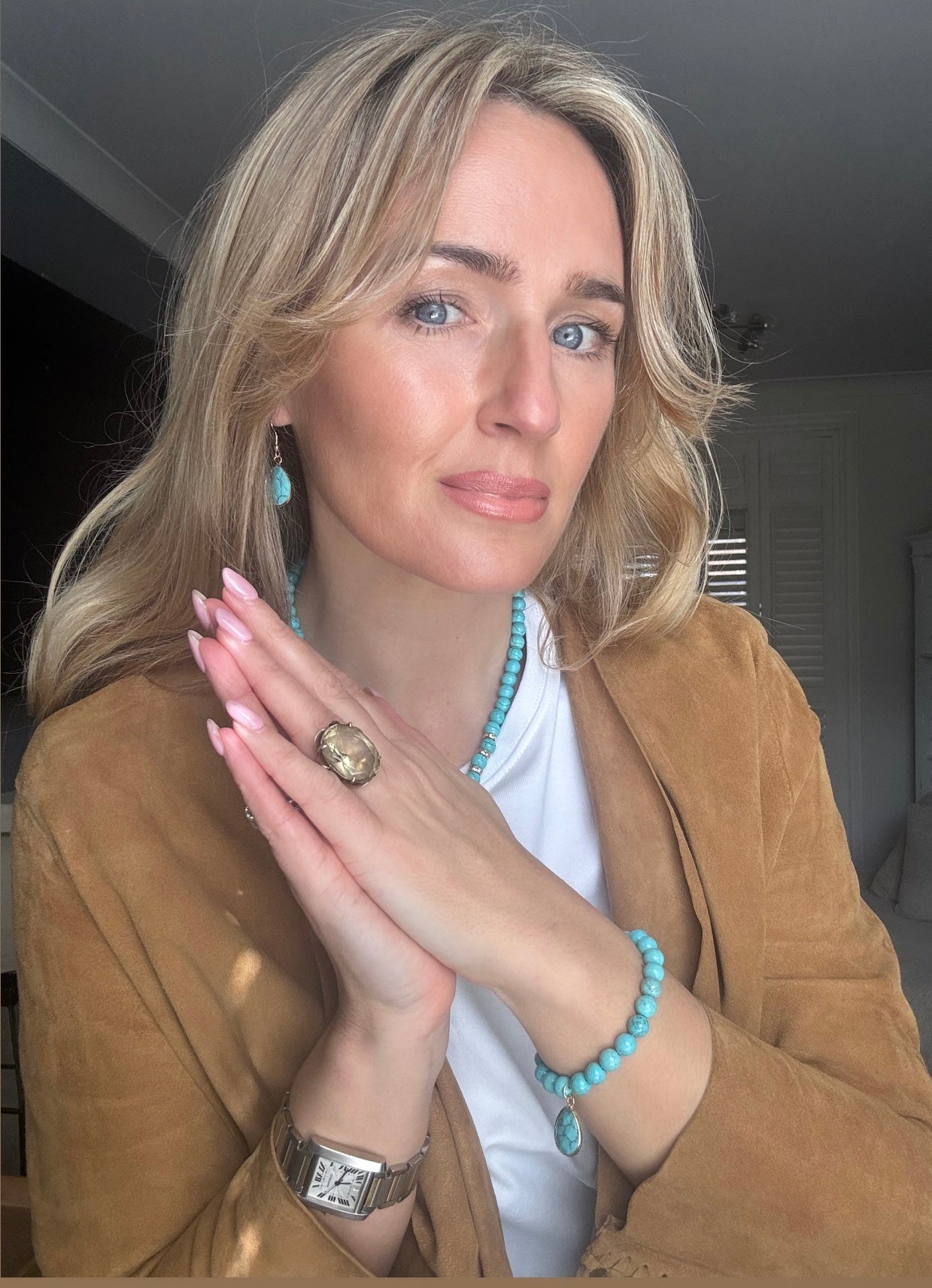 Turquoise ‘Olive’ Earrings
