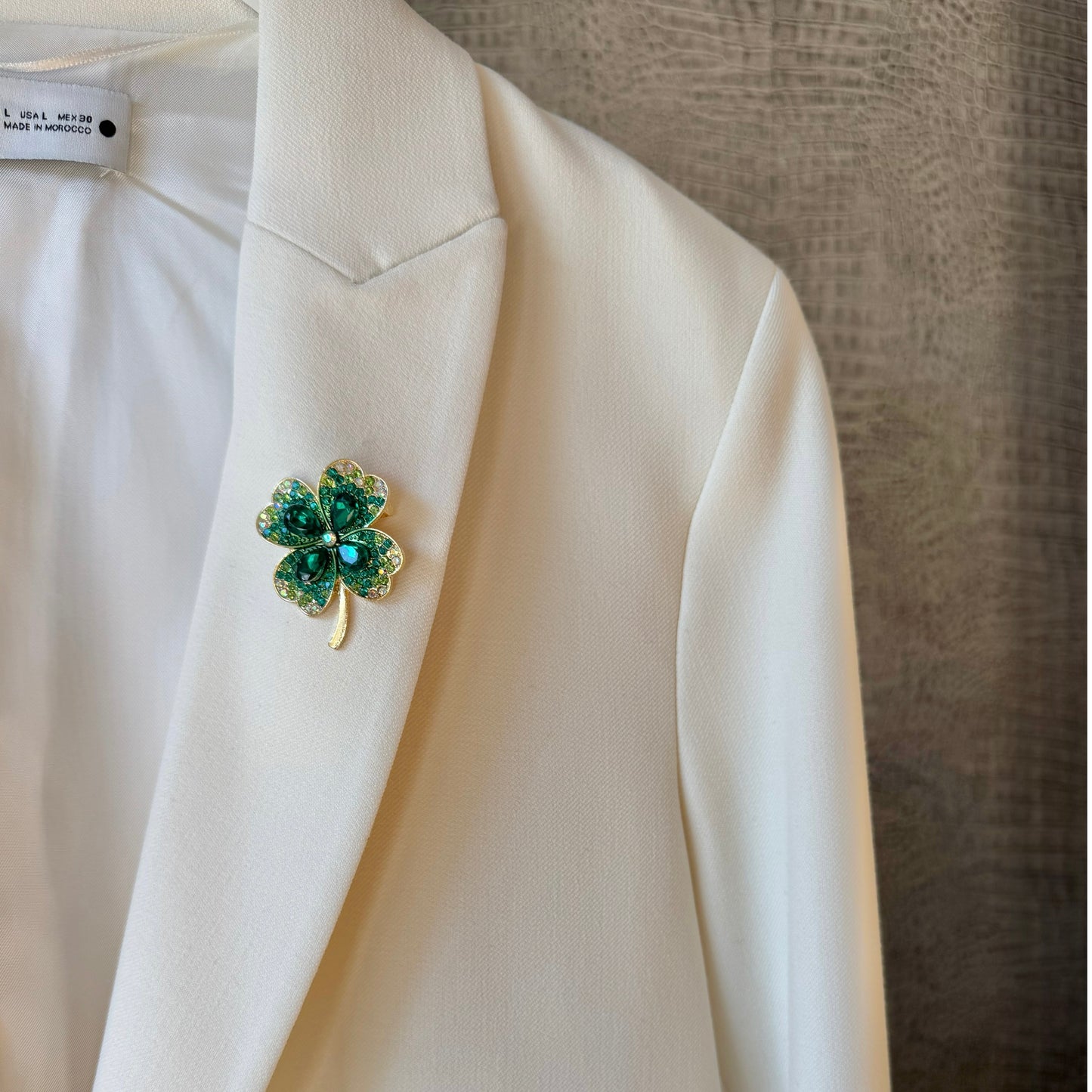 Four Leaf Clover Brooch