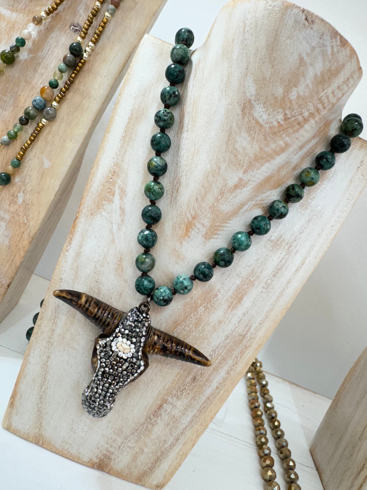 Green ‘Buffy’ Necklace