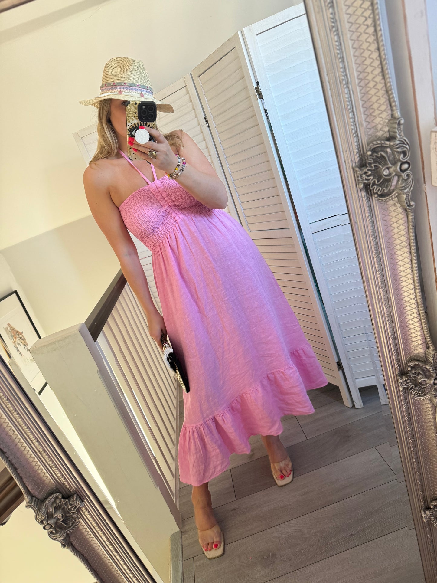 Pink Shell Hat