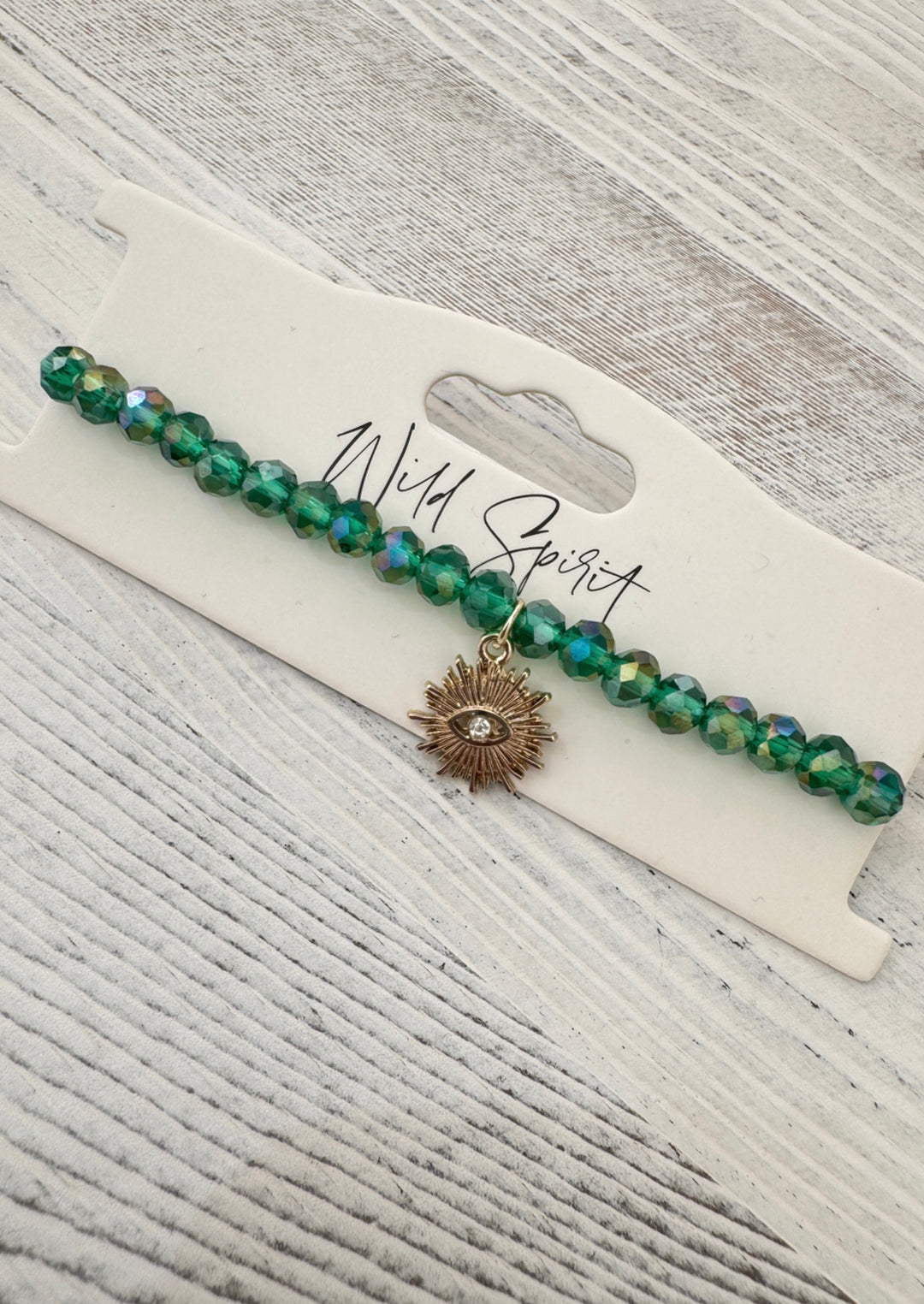 The Green Eye Twilight Charm Bracelet
