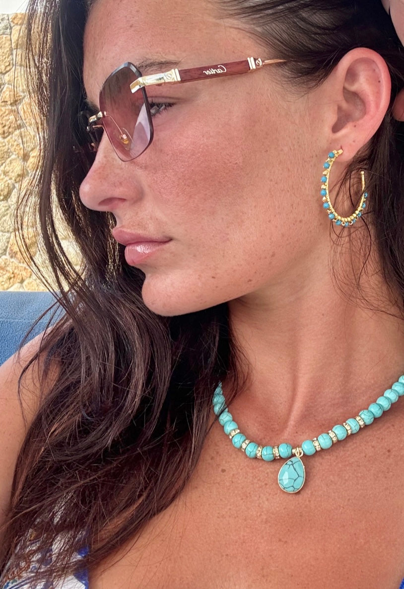 The ‘Noa’ Blue Necklace
