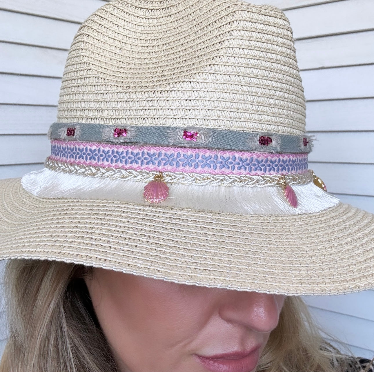 Pink Shell Hat