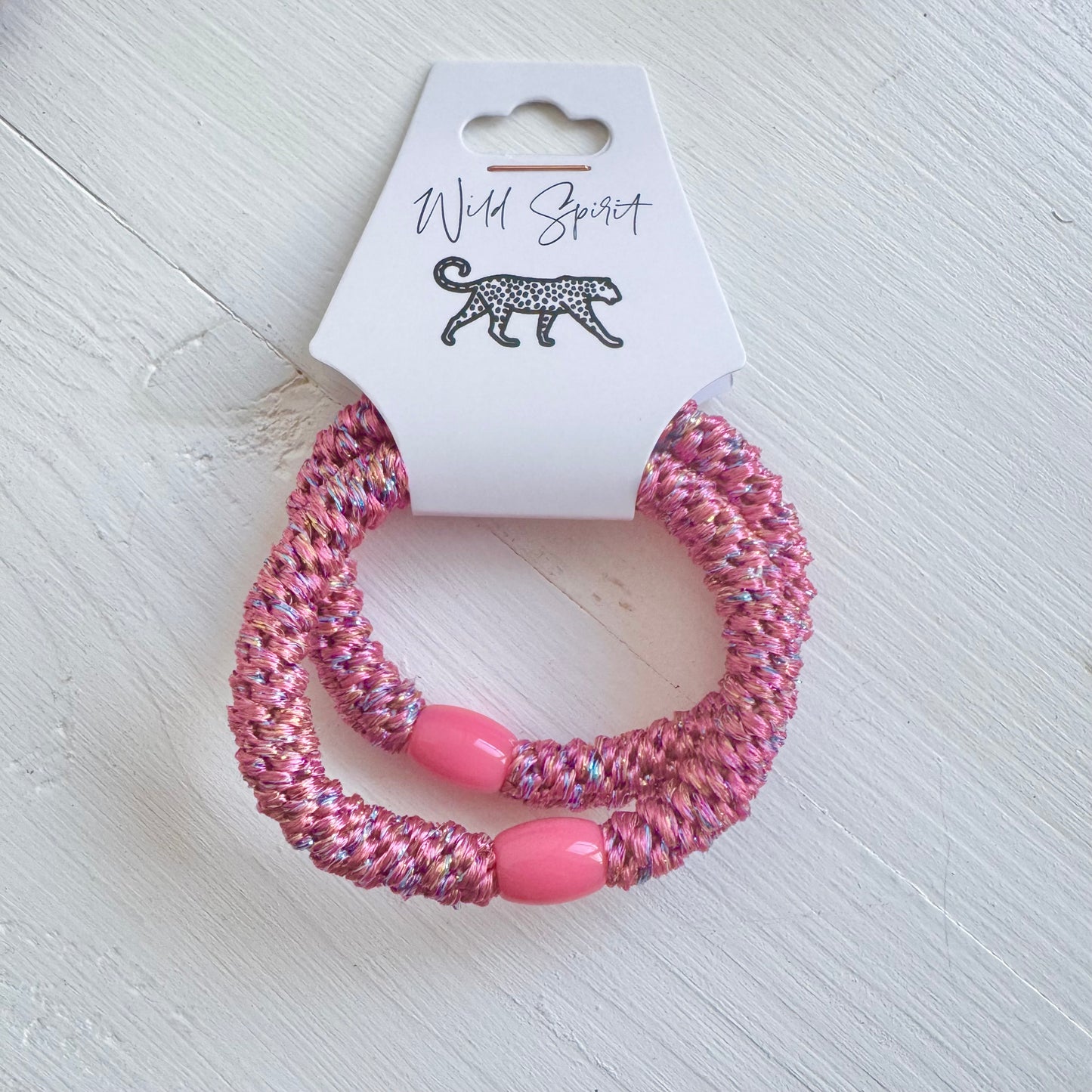 Bright Pink Hair Bobbles