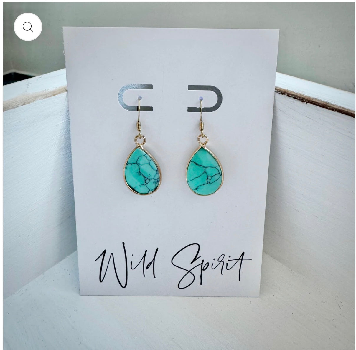 Turquoise ‘Olive’ Earrings