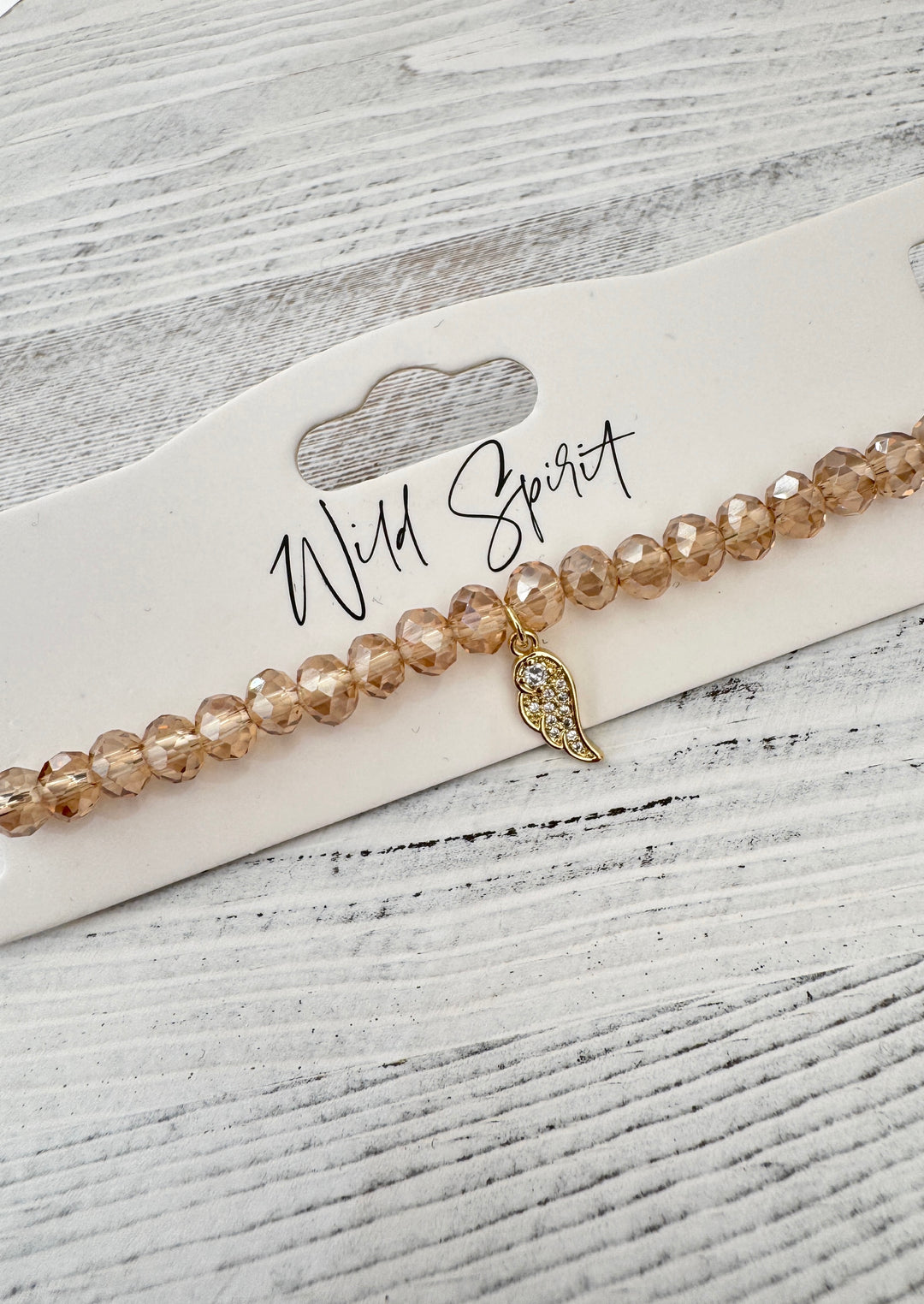 The Gold Wing Twilight Charm Bracelet