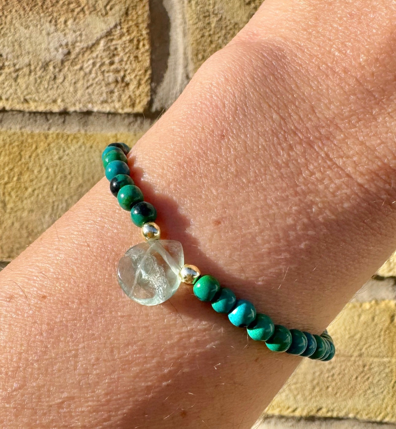 Green ‘Ava’ Aventurine Bracelet