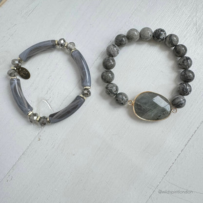 Smoke Set of 2 Bracelets