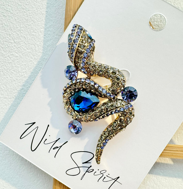The Purple Snake Brooch