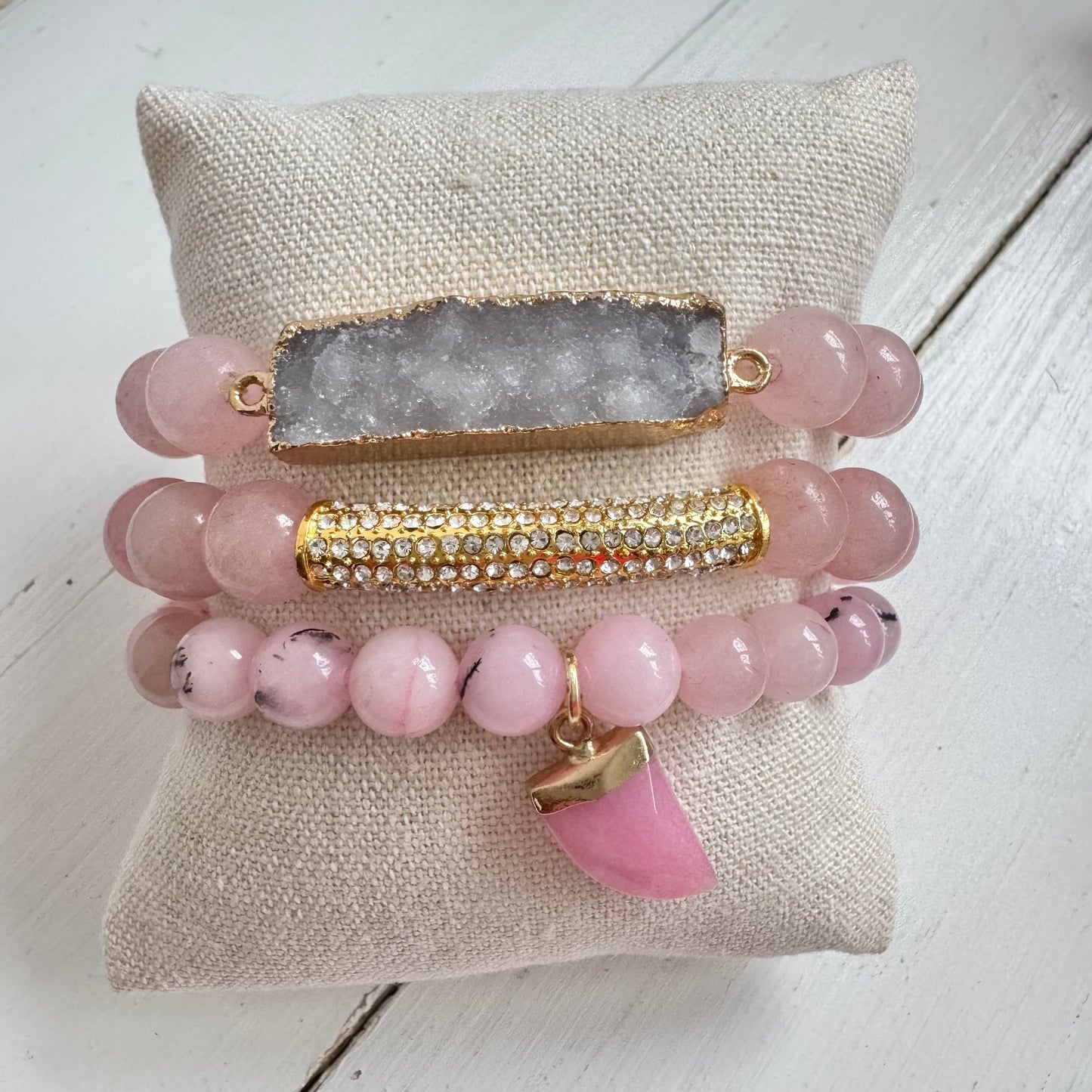 Rose ‘Haven’ Bracelet Set of 3