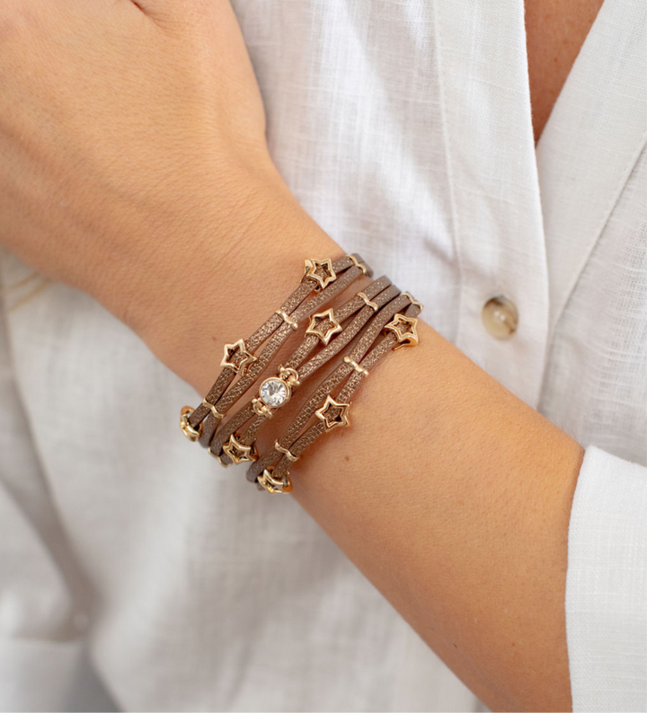 The Brown Starlight Cuff Bracelet