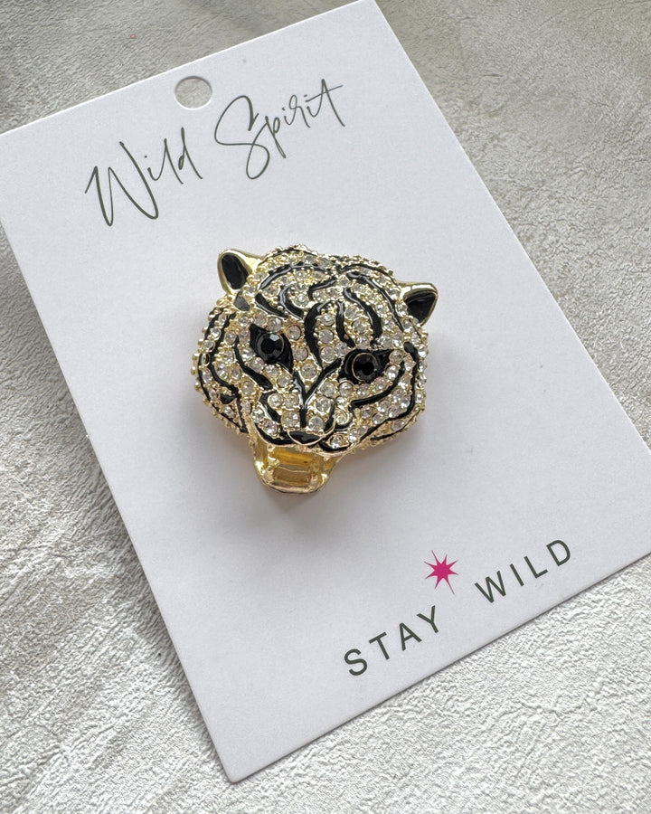 The Tiger Head Brooch