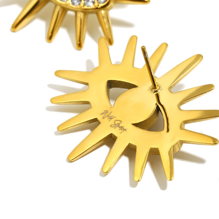 Tiger Eye Bling Elara Eye Earrings