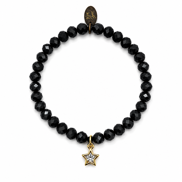 Black Star Twilight Charm Bracelet