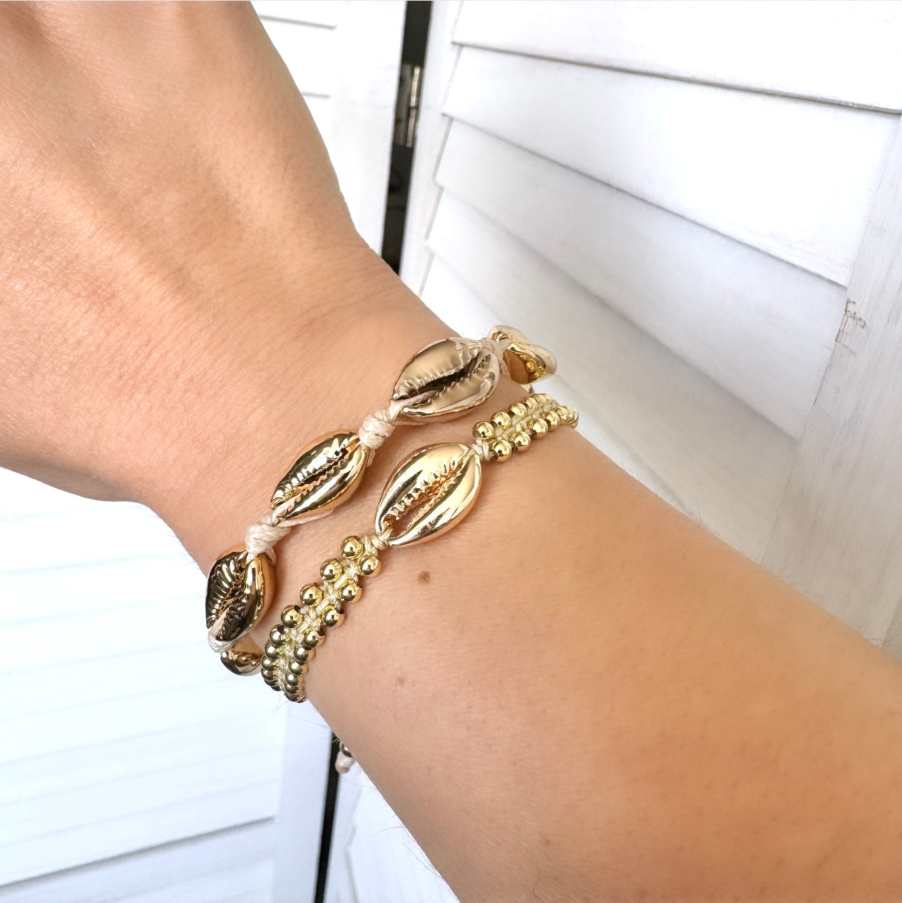 Raya Shell Bracelet  - Sand