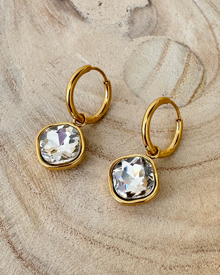 Square Bling Earrings