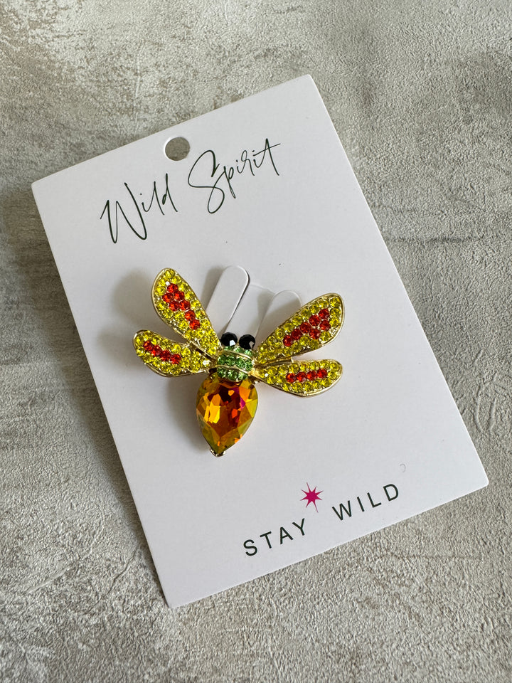Bright Bee Brooch