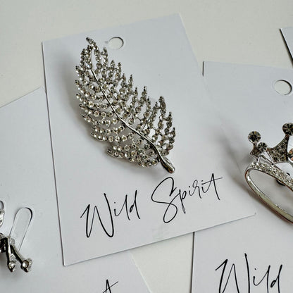 Feather Brooch