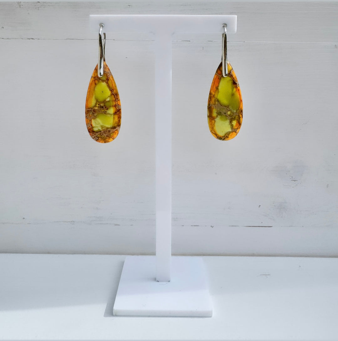 Yellow Jasper Earrings