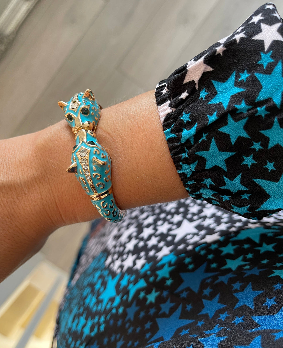 Leopard Chunky Bangle