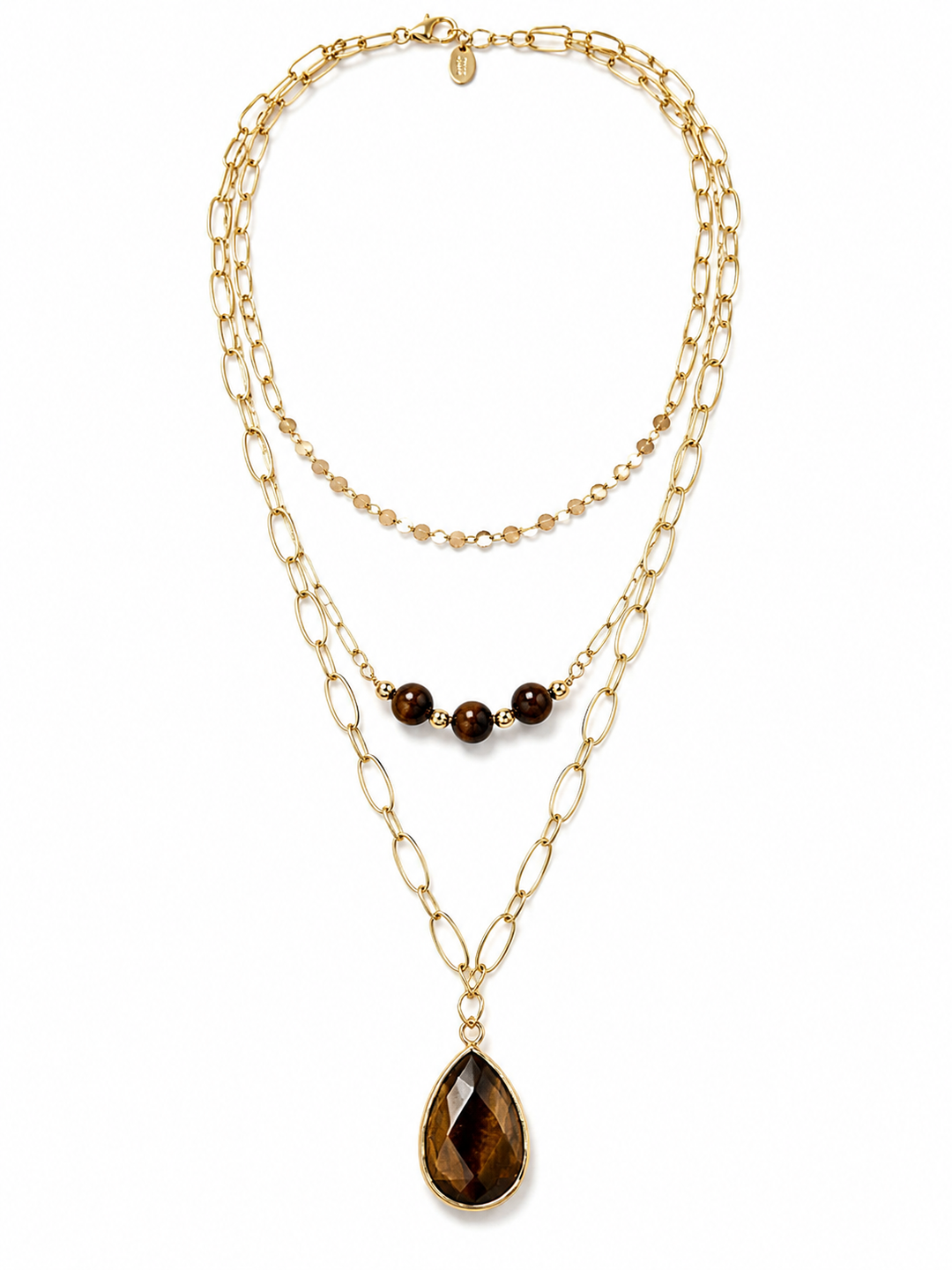 Tiger Eye Layered Necklace