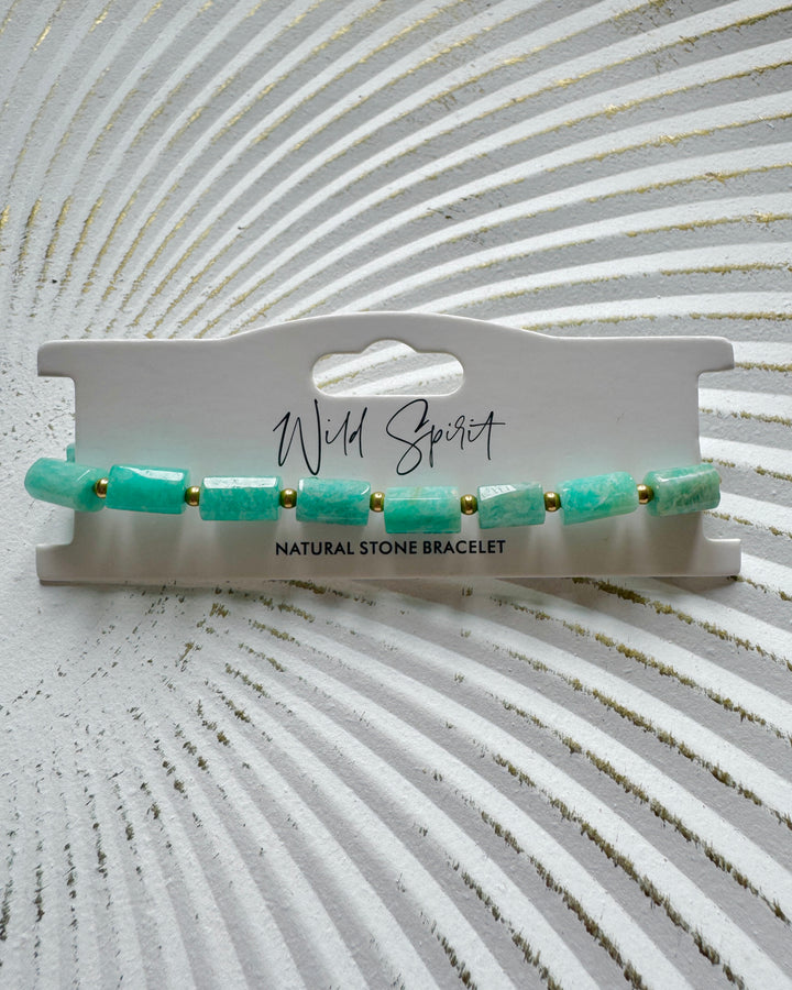 Amazonite Rock Bracelet