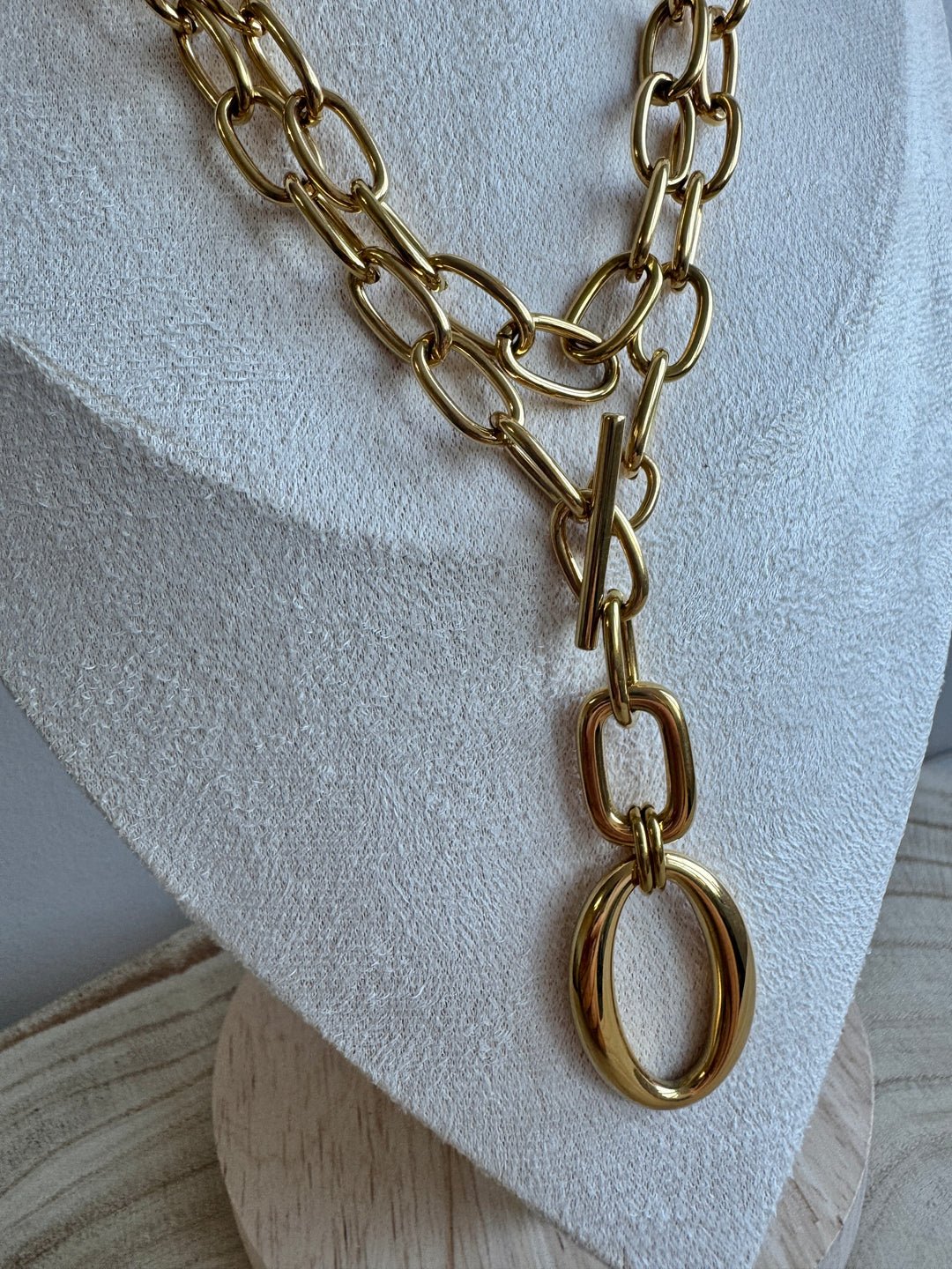 The Caprice Chunky Gold Necklace