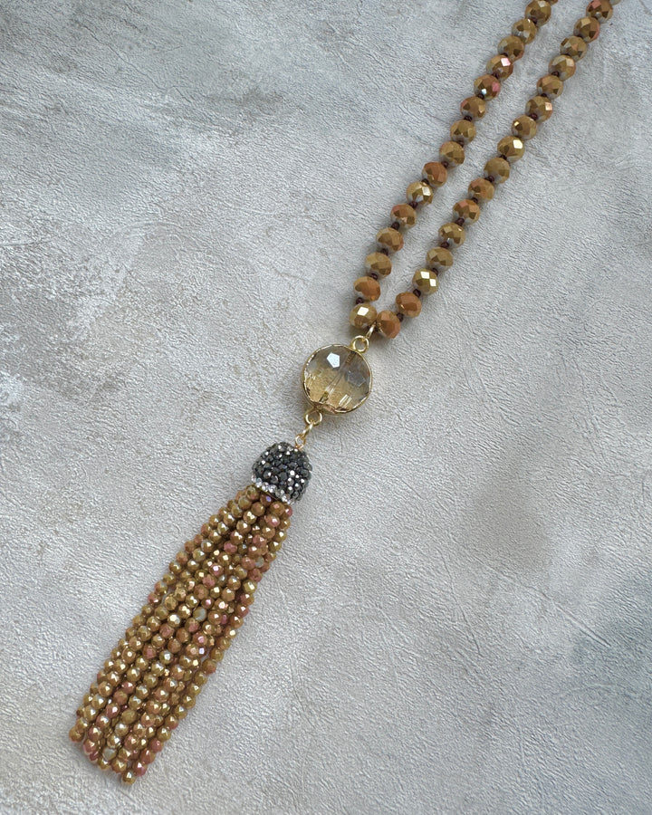 The Goldie Tassel Necklace