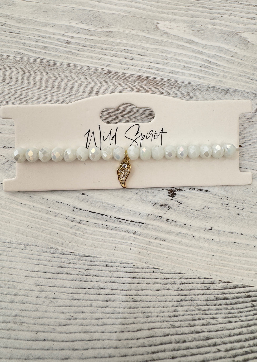 The White Wing Twilight Charm Bracelet