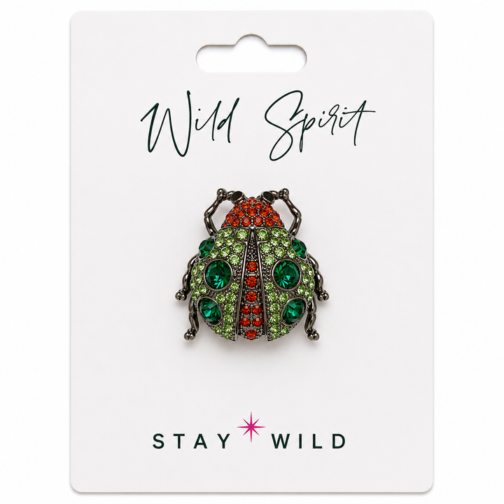 Mini Ladybird Brooch Pin