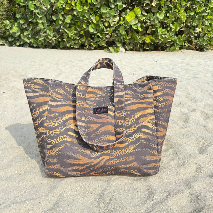 XL Animal Print Tote Bag
