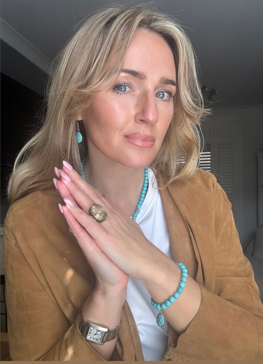 The Blue ‘Olive’ Earrings