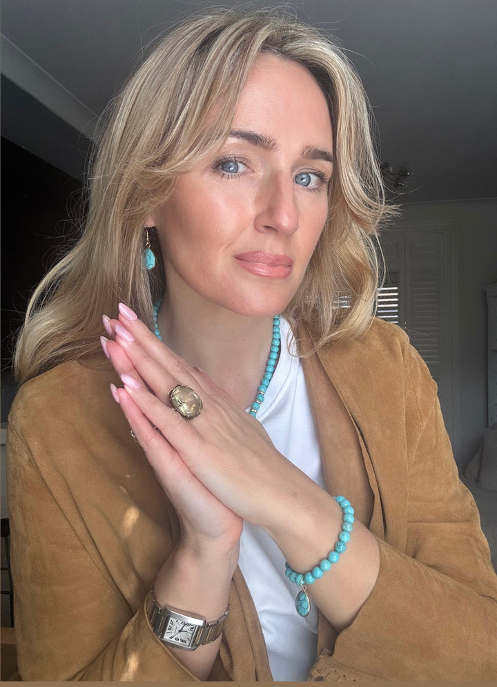 The Blue ‘Olive’ Earrings