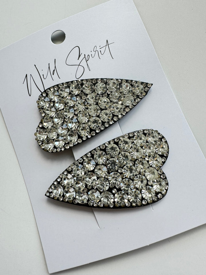 Heart Sparkle Hair Slides