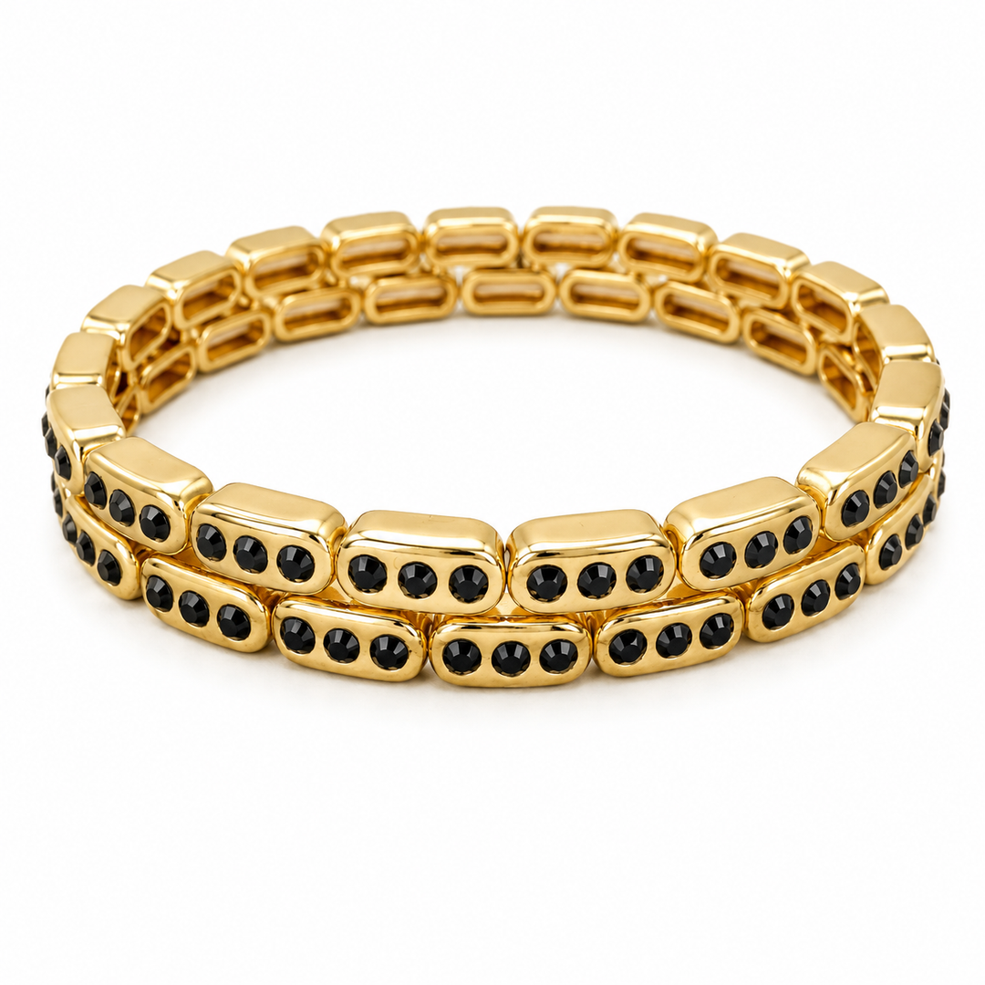 Black Tyler Bling Bracelet