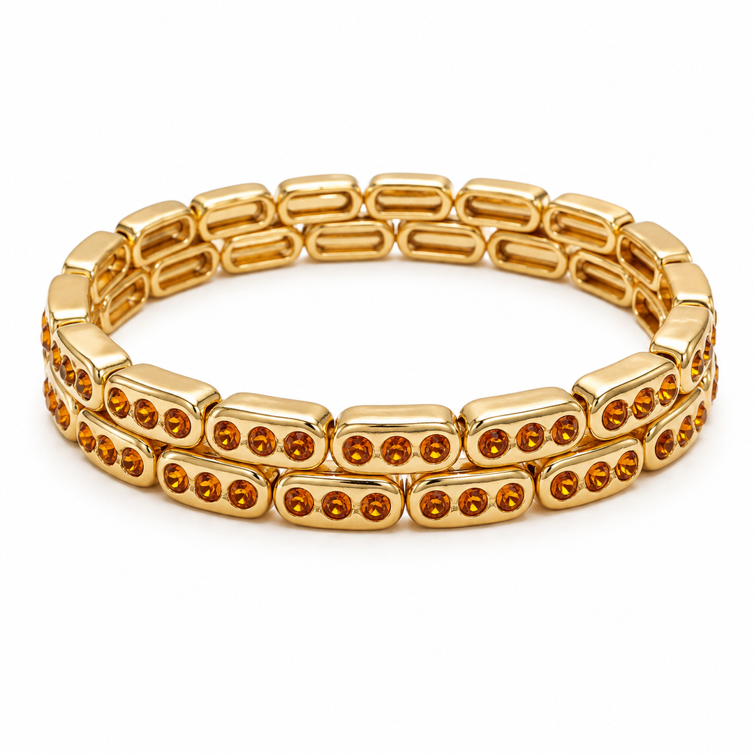 Orange Tyler Bling Bracelet