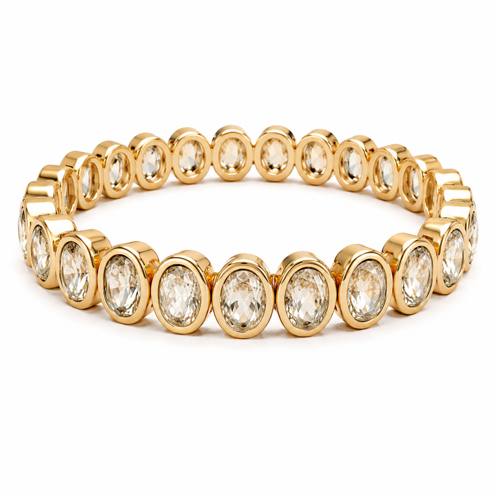 Crystal Oval Bling Bracelet