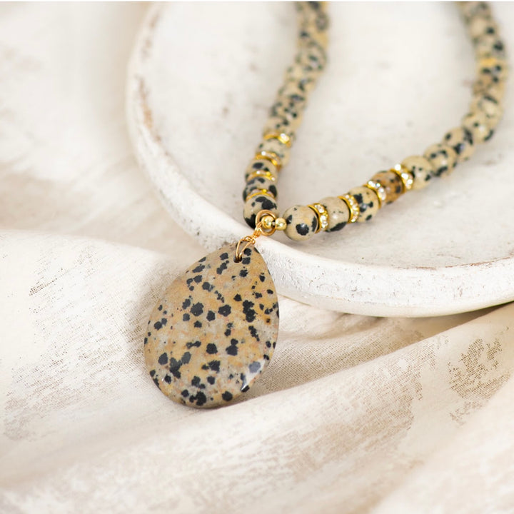 The Octavia Dalmatian Necklace