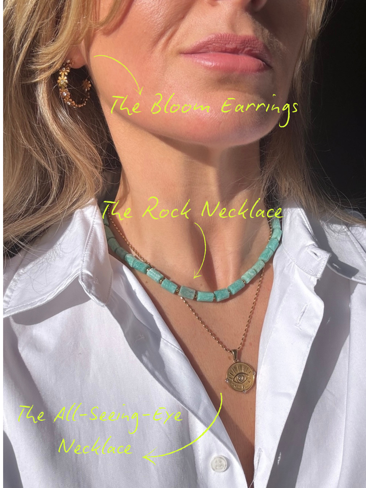 Bloom Bling Flower Earrings