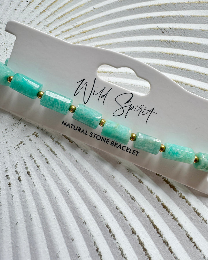 Amazonite Rock Bracelet