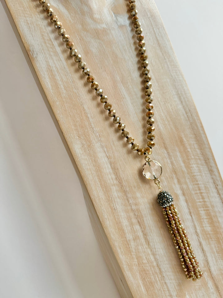 The Goldie Tassel Necklace