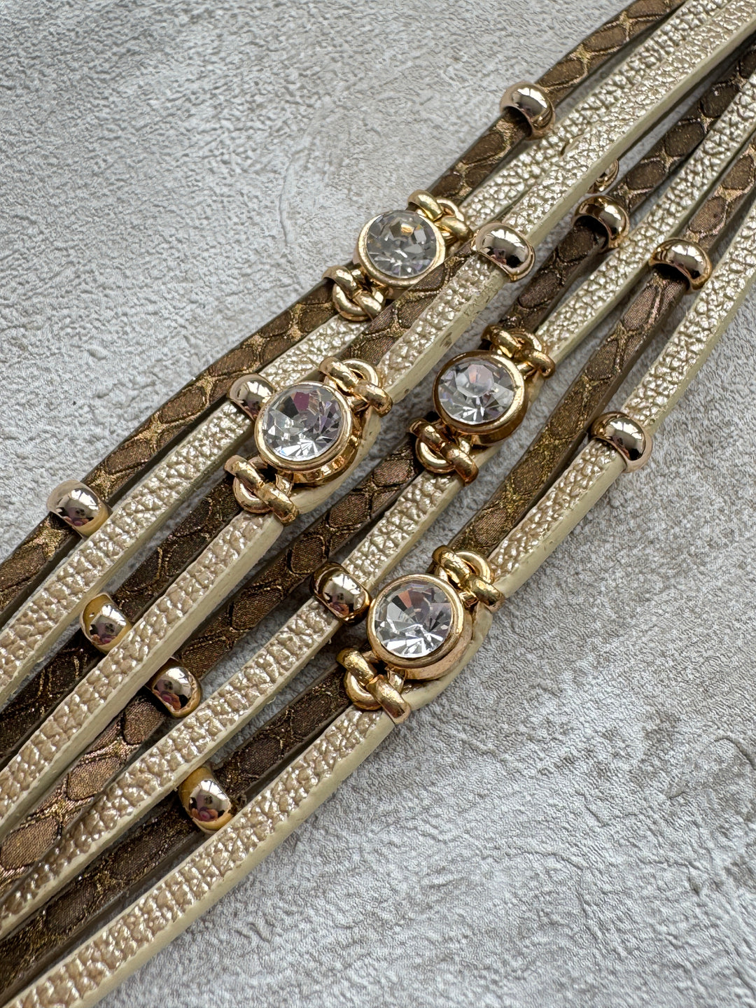 The Uma Boho Sparkle Cuff Bracelet