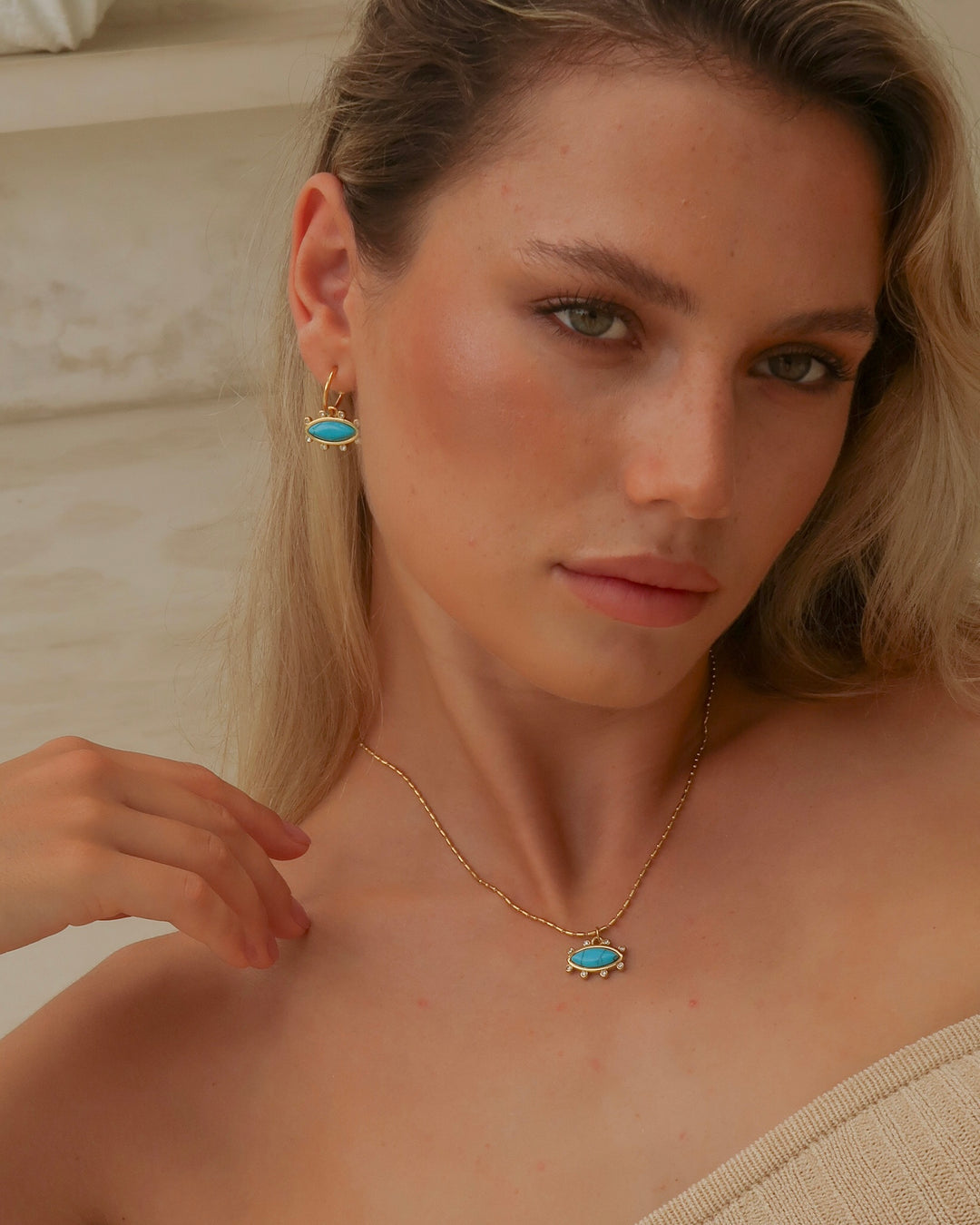 Aluna Turquoise Earrings