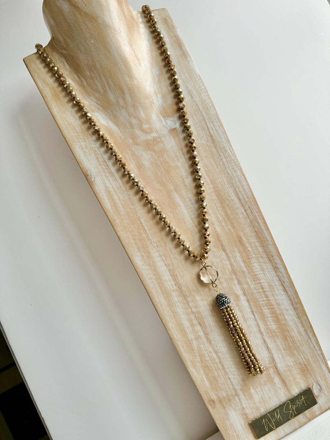 The Goldie Tassel Necklace