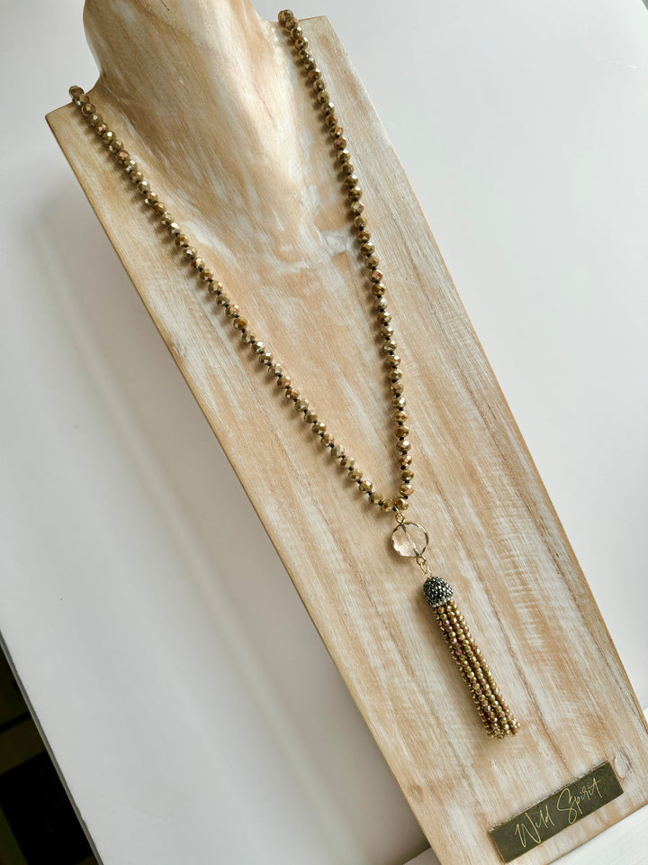 The Goldie Tassel Necklace