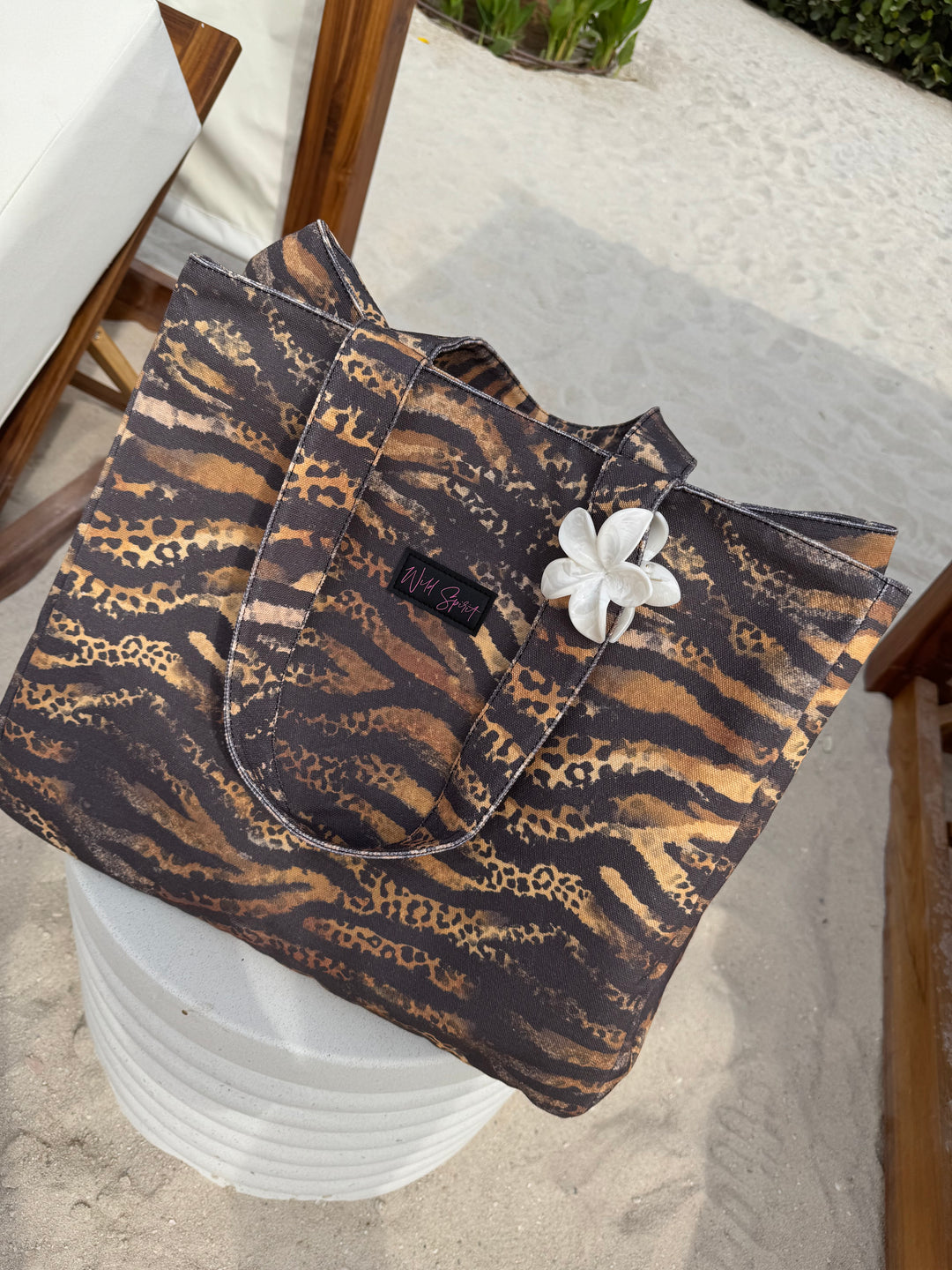 XL Animal Print Tote Bag