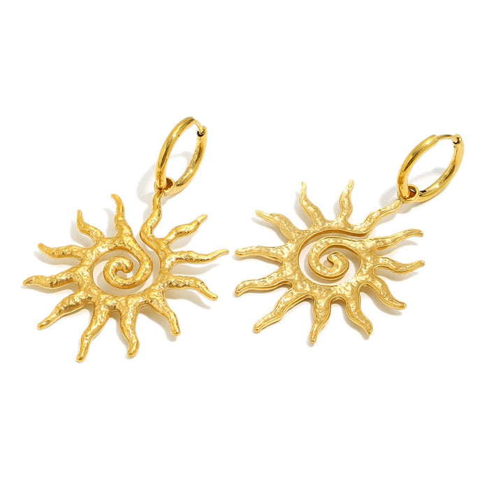 The Kira Sunshine Gold Plated Waterproof Earrings