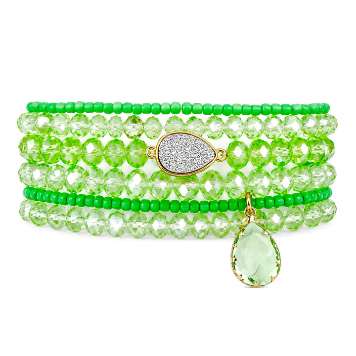 Green Twilight Bracelet Stack
